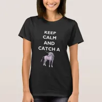 Keep Calm & Purple Unicorn Women's Basic T-Shirt