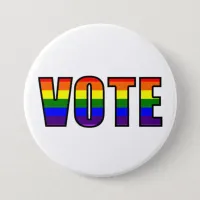 Rainbow LGBT Vote Button