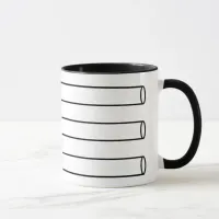 Three-Pronged Blivet Cool Optical Illusion Mug