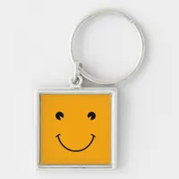 Orange Face Keychain