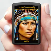 Native Art Tribal Elegance Zippo Lighter