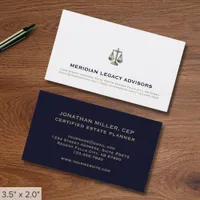 Modern Minimalist Legal Business Card