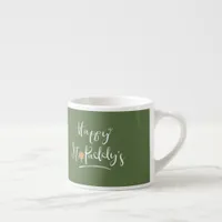 Happy St. Paddy's Orange Shamrock ID336 Espresso Cup