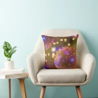 Glittering Orbs - A Dazzling Display Throw Pillow