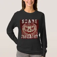 Scare Defeater Pumpkin Halloween Spooky T-Shirt