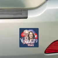 Harris Walz 2024 Presidential Election Car Magnet