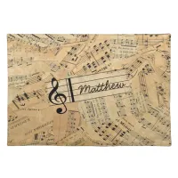 Pieces of Vintage Music ID389 Placemat