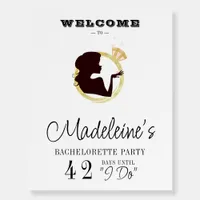 License to Party Bach Bridal Shower Welcome Sign