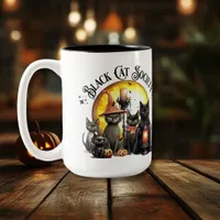 Black Cat Society Coffee Mug