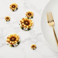 Country Sunflower Wedding Confetti