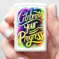 Celebrate progress with vibrant zippo lighter