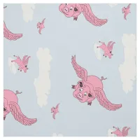 Flying Pigs Fabric