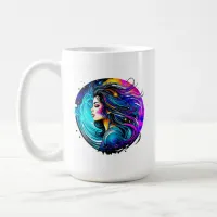 Ethereal Beautiful Woman Never Stop Dreaming Coffee Mug