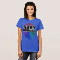 Abnormal Abby Normal Colored Warped Spiral Women's T-Shirt