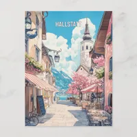 Hallstatt Austria Travel Postcard