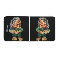 Scandinavian Funny Troll Illustration Watercolor Beer Pong Table