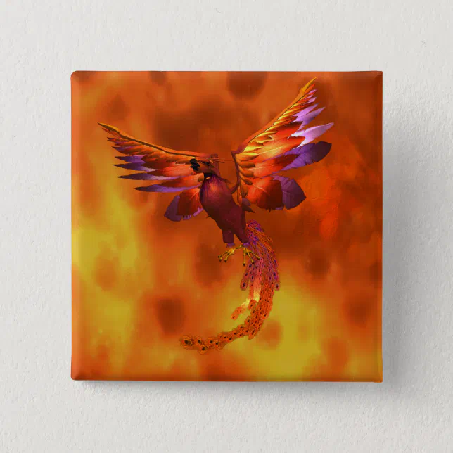 Colorful Phoenix Flying