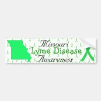Missouri Lyme Disease Ribbons Bumper Sticker