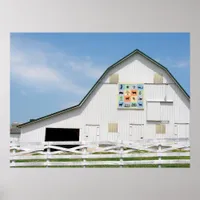 Rural Iowa Animal Barn Poster