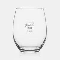 Wedding Bridal Party Glass