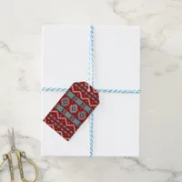 Southwest Mesas Turquoise & Red Gift Tags