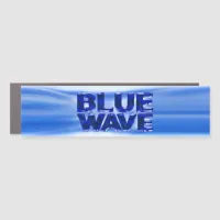 Blue Wave Democrat Car Magnet