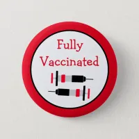 Fully Vaccinated Against Covid-19  Button