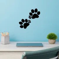 Wall Decal - Polydactyl Paw Prints