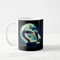 Fat Snake and Cicada Bug In the Moonlight Coffee Mug