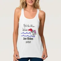 Ride the Blue Wave Democrat Vote Joe Biden 2020 Tank Top