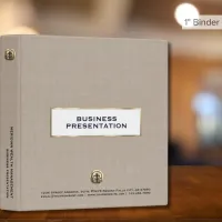 Professional Business Presentation Binder