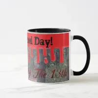 Happy Friday the 13th Blood Camp Woods Coffee Cup