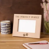 Paw  etched frames 