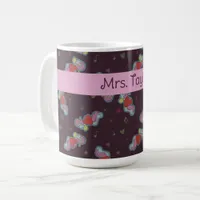 Love Note: Doodles for Music Lovers Name Pink Coffee Mug