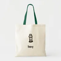 Tote Bag - Cat Letter I with Name 