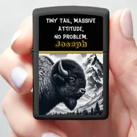 Thumbnail for Buffalo Roaming by Snowy Mountains Zippo Lighter