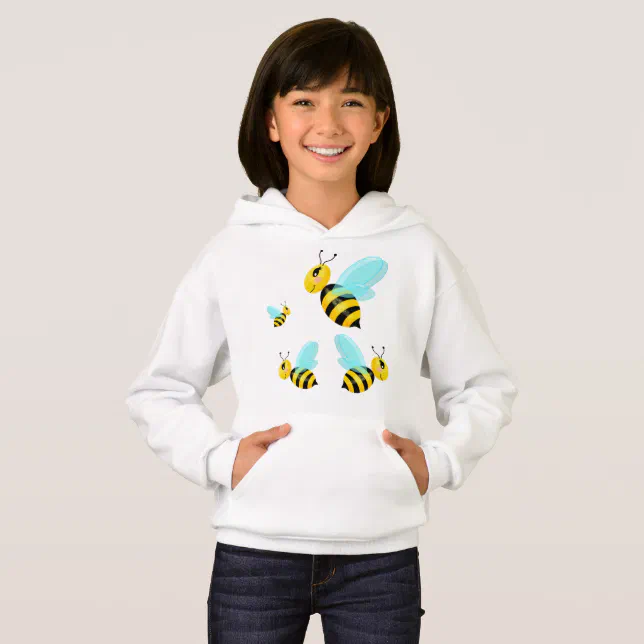happy bee hoodie