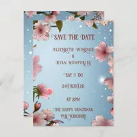 Blossoming Romance: A Full Floral Wedding Theme Postcard