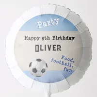 Retro Football Soccer Ball Sport Birthday Party Balloon