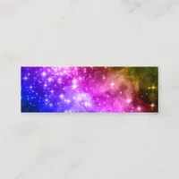 Rainbow Stars Mini Business Card