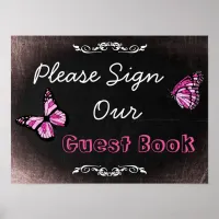 Wedding Sign, Please Sign our Guestbook