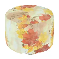 Autumn Leaves Watercolor ALWX Pouf