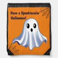 Cute Halloween Ghost Drawstring Bags