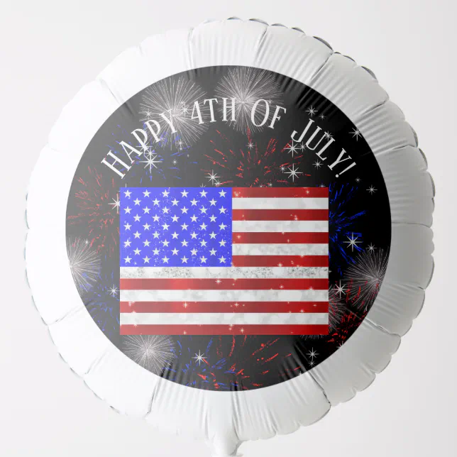 4th of July Celebration - USA flag Balloon