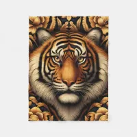 Beautiful Tiger Fleece Blanket