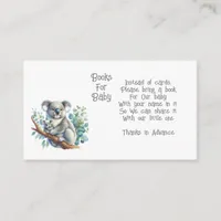 Koala Animal Books for Baby Enclosure Card