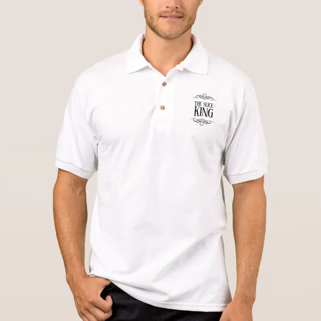 Funny The Slice King Polo Shirt