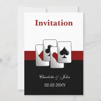 vegas wedding invitation