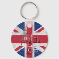 Flag and Symbols of Great Britain ID154 Keychain