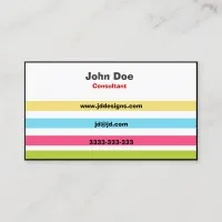 Colorful Fun business cards